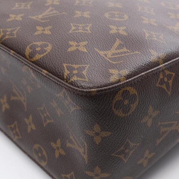 LOUIS VUITTON Brown Monogram Leather Looping GM Shoulder Bag - Picture 7 of 11